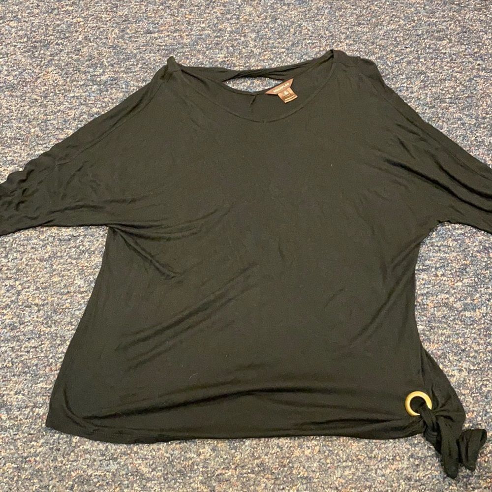 Multiples Black Tye Top sz. M